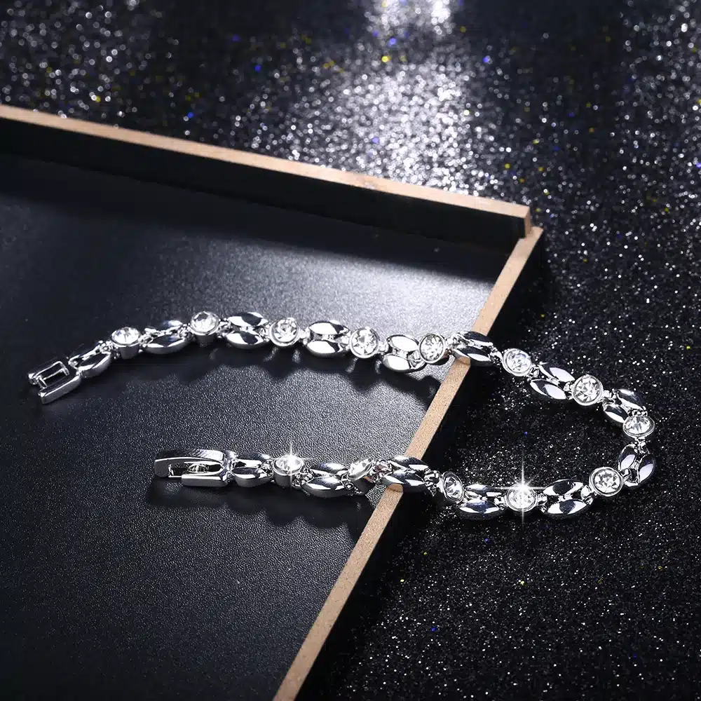 ROXI bracelets & bangle for Women Genuine Austrian Crystals Elegant Bracelets Rose Gold Color Hand Made Fashion Jewelry pulseras 11