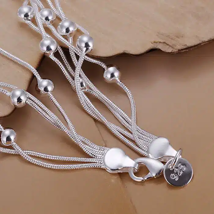 925 jewelry silver plated jewelry bracelet fine fashion bracelet top quality wholesale and retail SMTH234 7