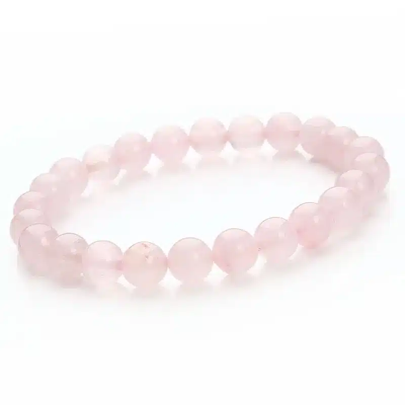 2018 New Summer Style Natural Stone Beads Bracelet Women Men Pink Blue White Yellow Red Beaded Stretch Bracelets Bangles F2852 15