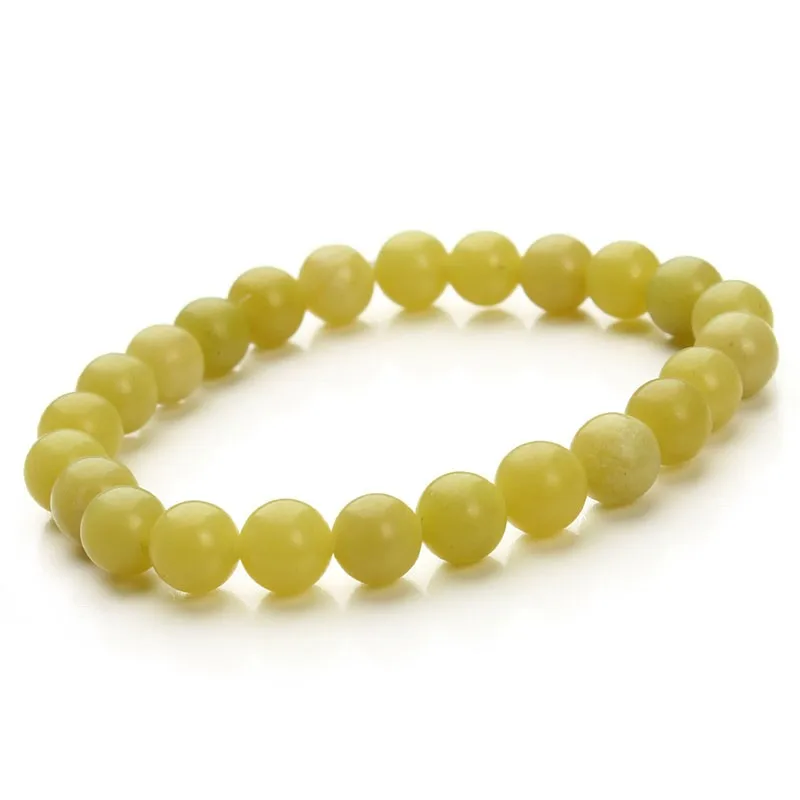 2018 New Summer Style Natural Stone Beads Bracelet Women Men Pink Blue White Yellow Red Beaded Stretch Bracelets Bangles F2852 23
