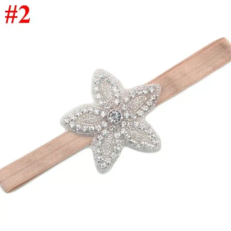 Children Baby Girls Rhinestone Flower Star Headband Hair bands Kids Girls wedding Party Hair Accessories Princess Headwear HB003 14