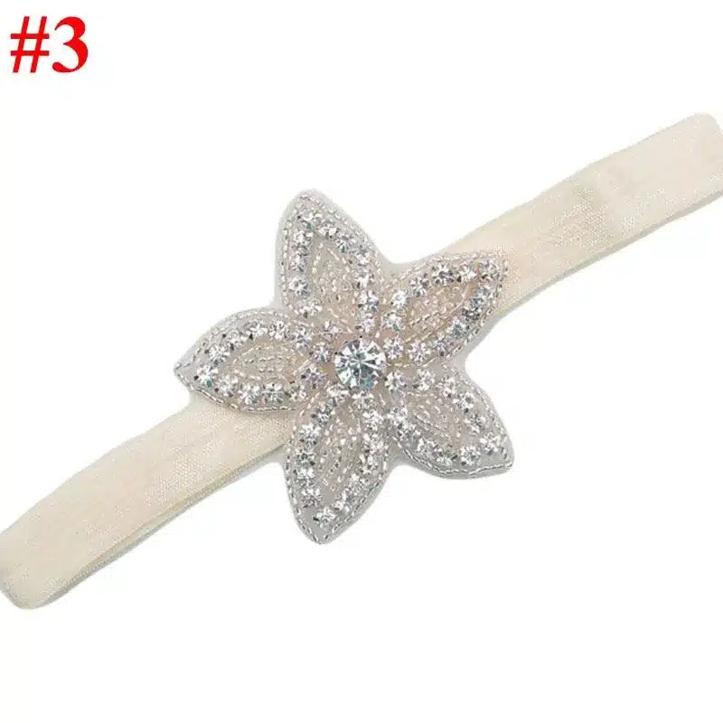 Children Baby Girls Rhinestone Flower Star Headband Hair bands Kids Girls wedding Party Hair Accessories Princess Headwear HB003 15