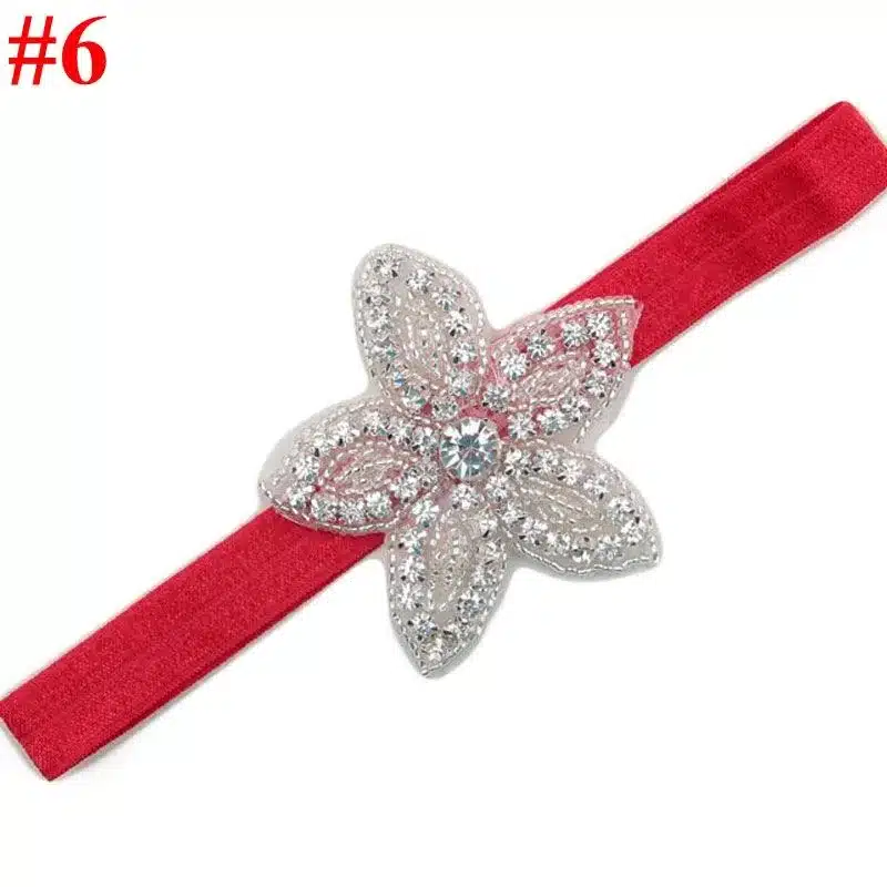 Children Baby Girls Rhinestone Flower Star Headband Hair bands Kids Girls wedding Party Hair Accessories Princess Headwear HB003 18
