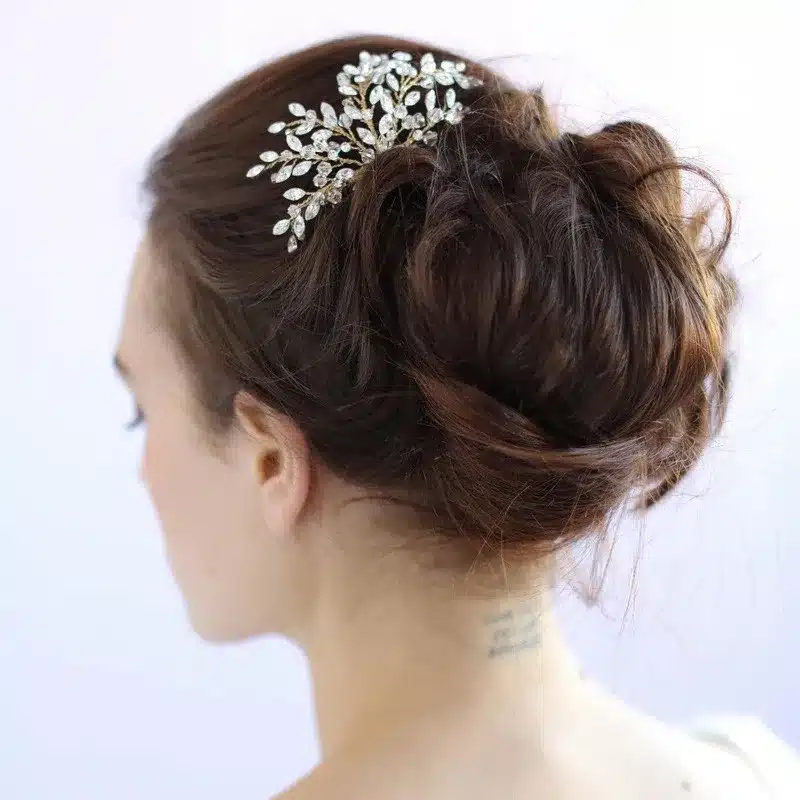 Gorgeous Classic Western style Handmade Pearls and Crystals Wedding Hair Comb Bridal Hair comb Hair accessories Bridesmaids 3