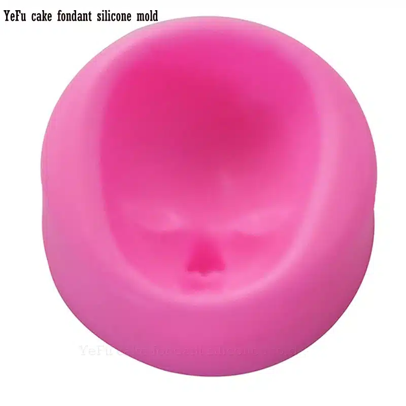 Baby face girl Head chocolate silicone mold for cake decorating tools Polymer Clay Resin Candy Fimo Super Sculpey F0929 7