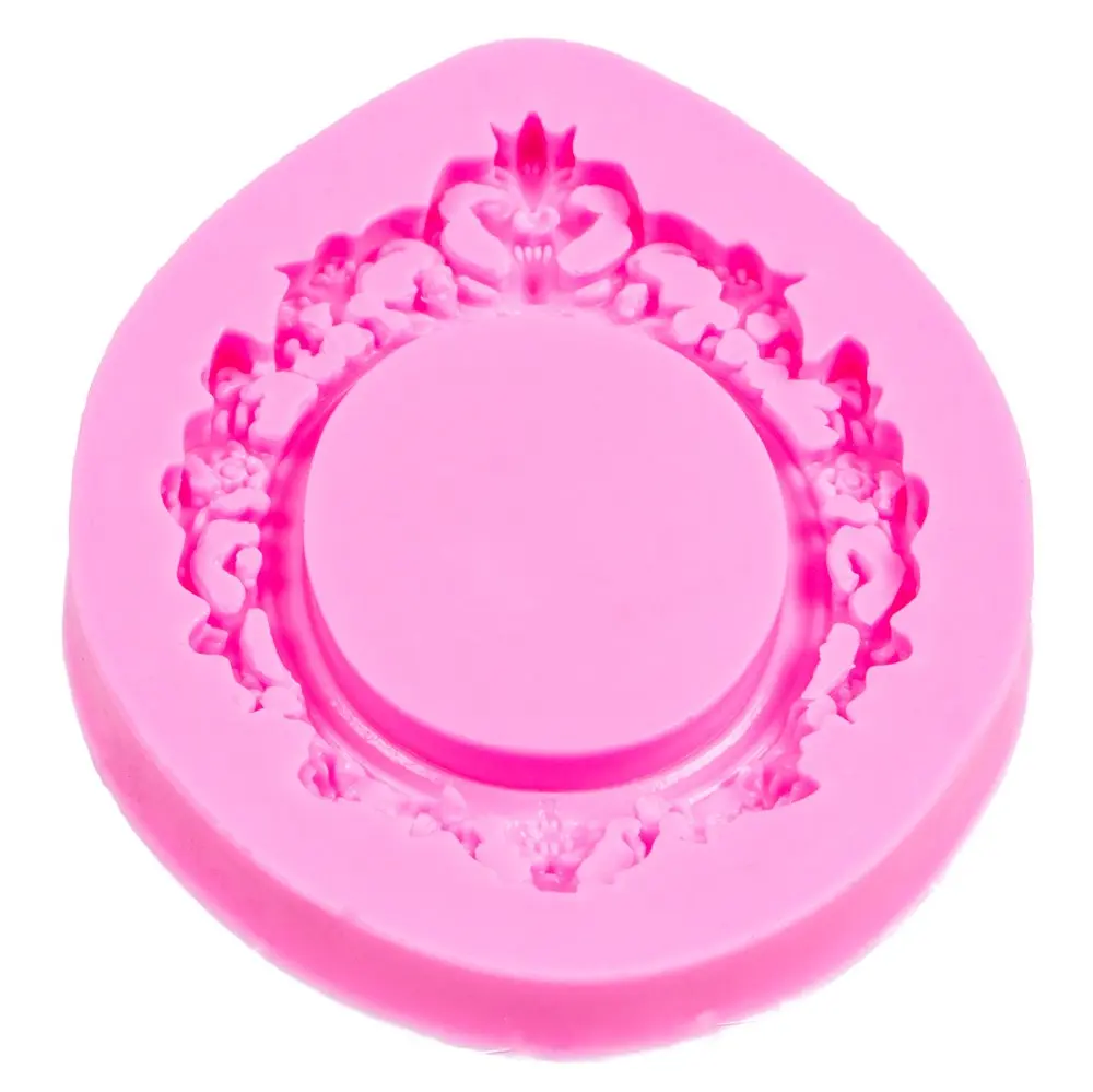 Retro Fashion Frame shape for Cake decorating tools Chocolate Mold for the Kitchen Baking DIY fondant silicone mold F0611 11