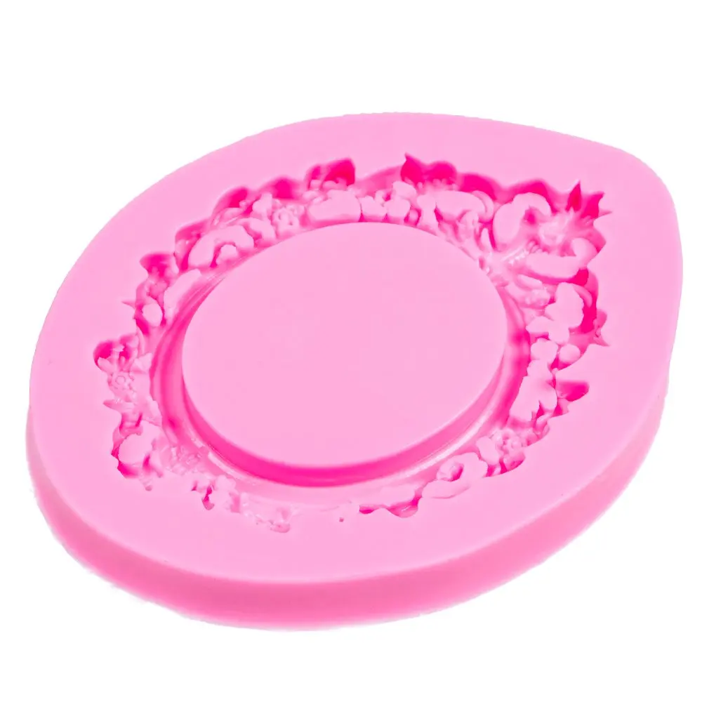 Retro Fashion Frame shape for Cake decorating tools Chocolate Mold for the Kitchen Baking DIY fondant silicone mold F0611 12
