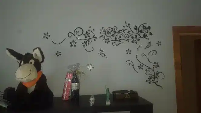 Hot DIY Wall Art Decal Decoration Fashion Romantic Flower Wall Sticker/ Wall Stickers Home Decor 3D Wallpaper Free Shipping 14