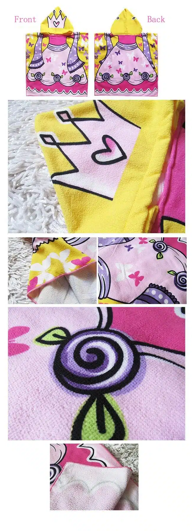 New 2017 Carton Hooded Baby Towels Kids Microfiber Bathrobe Bath Towel Infant Blanket Neonatal Children Kinderen Handdoeken 20