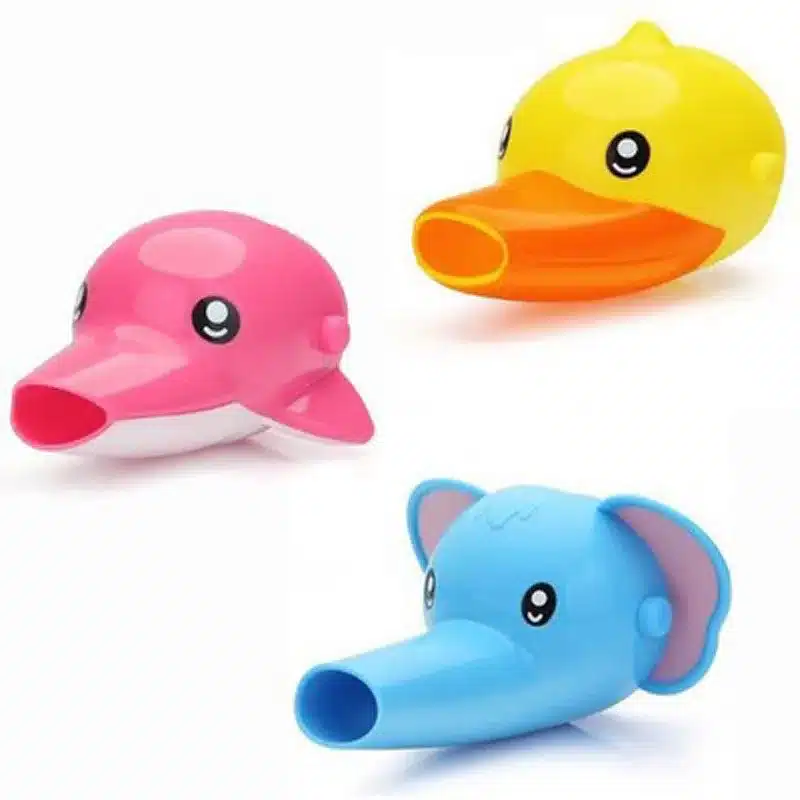 1pcs Cartoon Faucet Extender For Kid Children Kid Hand Washing In Bathroom Sink Elephant Dolphin Duck Bathroom Accessories Hot 10