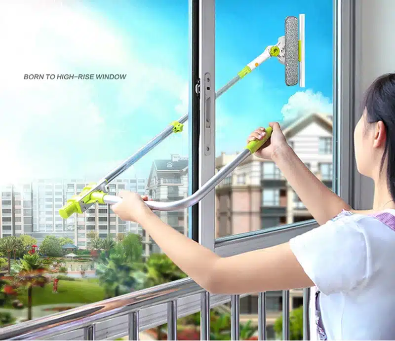 Eworld Hot Upgraded Telescopic High-rise Window Cleaning Glass Cleaner Brush For Washing Window Dust Brush Clean Windows Hobot 11