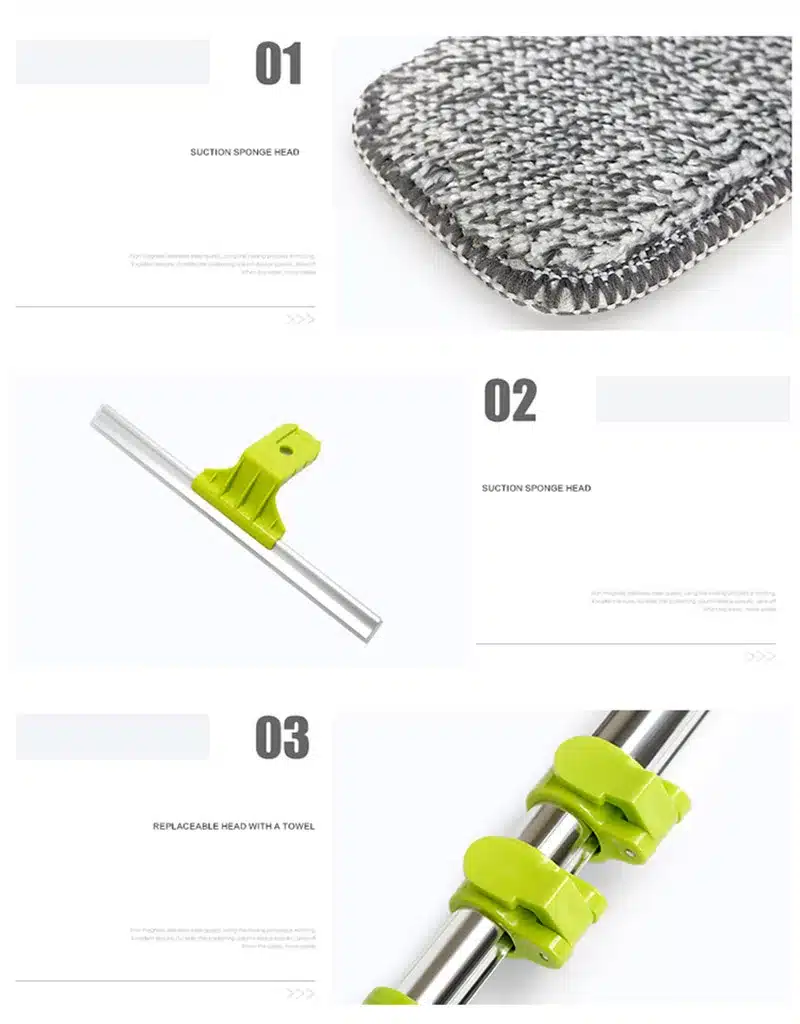 Eworld Hot Upgraded Telescopic High-rise Window Cleaning Glass Cleaner Brush For Washing Window Dust Brush Clean Windows Hobot 22