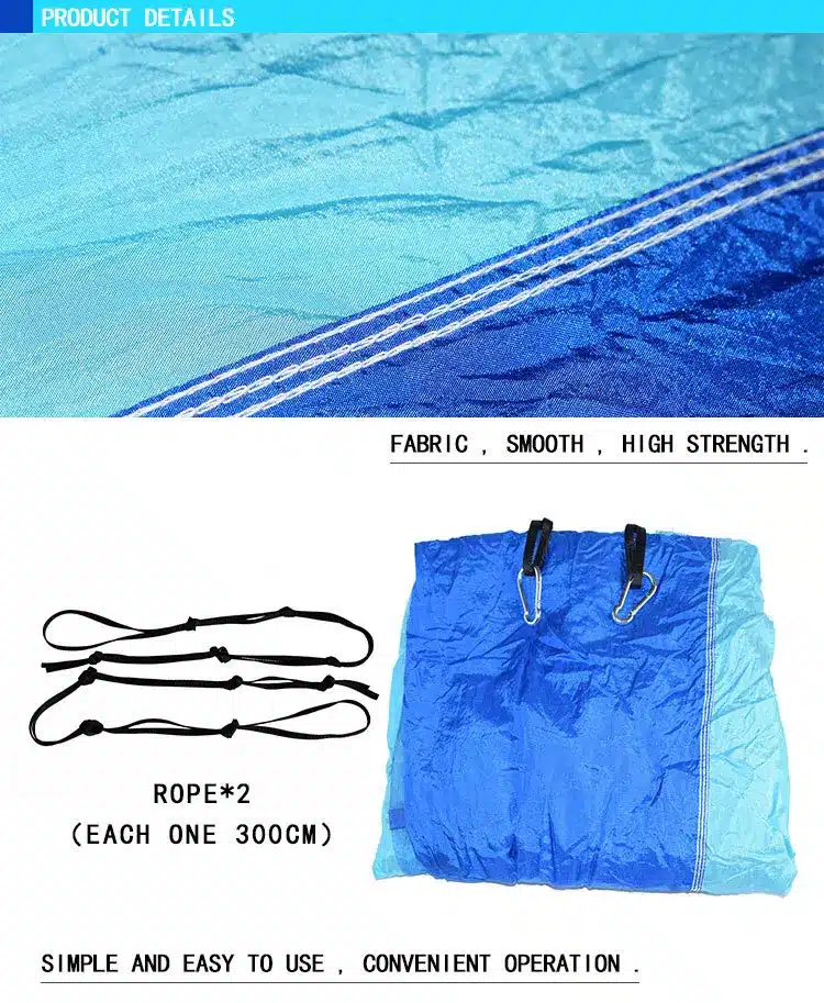 Outdoor Camping Parachute Hammock Mosquito Net Flyknit Double Leisure Sleeping Hanging Chair Tent Travel Survival Army Green 14