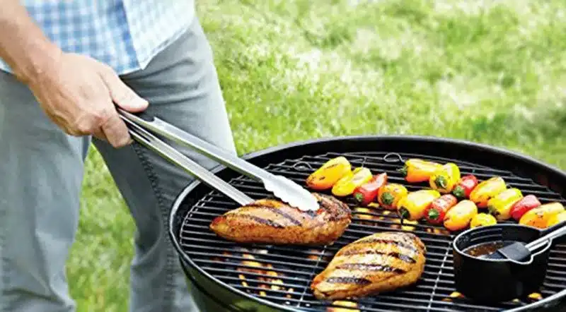 Hot 16'' Stainless Steel Food Tongs Long Kitchen Locking Tong Barbecue Tongs Kitchen Tong BBQ Salad Bread Scallop Buffet Cllip 1
