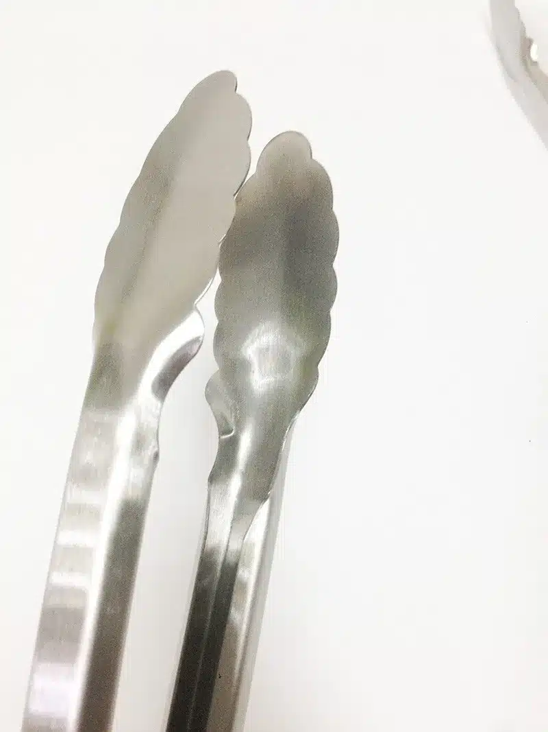 Hot 16'' Stainless Steel Food Tongs Long Kitchen Locking Tong Barbecue Tongs Kitchen Tong BBQ Salad Bread Scallop Buffet Cllip 6