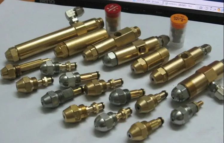 1.0mm 1.5mm 2.0mm 3.0mm Stainless stee Fuel nozzle siphon air atomizing nozzle two-fluid nozzle diesel heavy oil waste 5