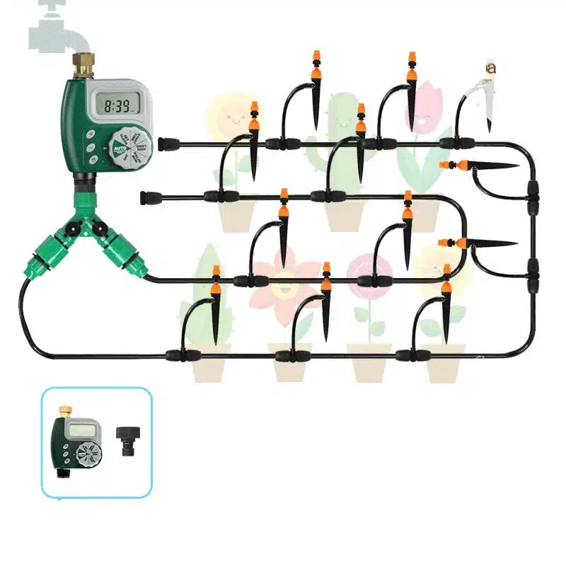 Garden Watering Timer Automatic Electronic Water Timer Home Garden Irrigation Timer Controller System autoplay irrigator 14