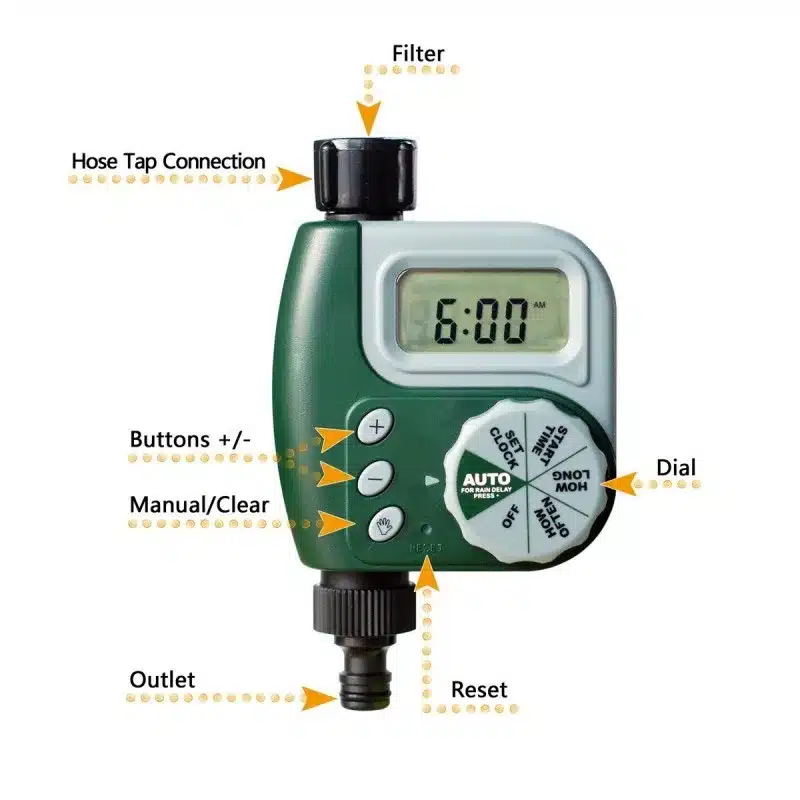 Garden Watering Timer Automatic Electronic Water Timer Home Garden Irrigation Timer Controller System autoplay irrigator 16