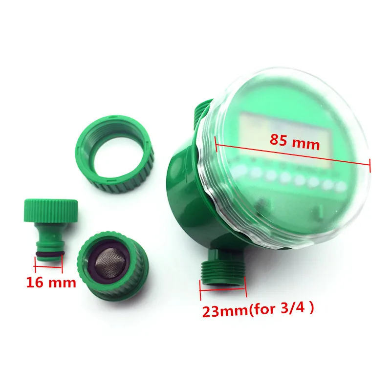 1 set (5Pcs) Automatic irrigation Watering digital timer Y Connector 3/4 External threadquick connector for 4/7 or 8/11mm hose 35