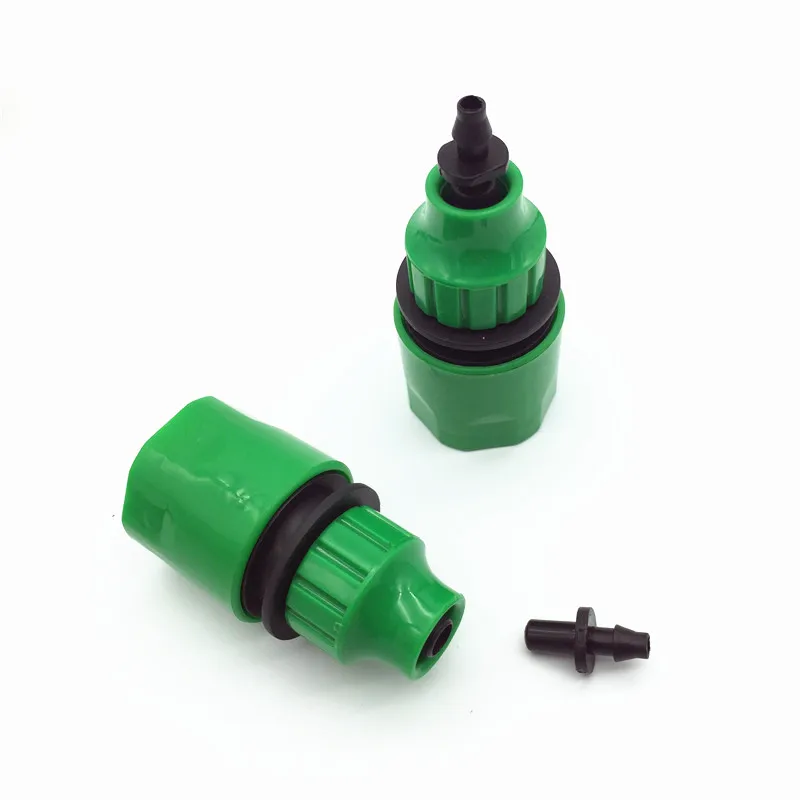 1 set (5Pcs) Automatic irrigation Watering digital timer Y Connector 3/4 External threadquick connector for 4/7 or 8/11mm hose 41