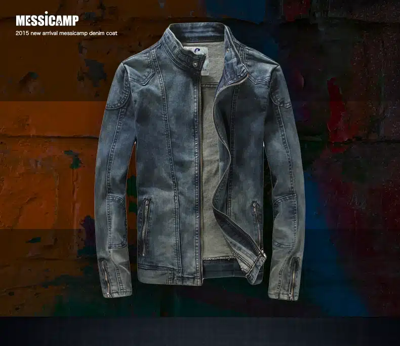 New Retro Classics Denim Jacket Spring Autumn Men Vintage Casual Slim Jackets Men's Coat Jeans Jackets Plus Size A1728 5