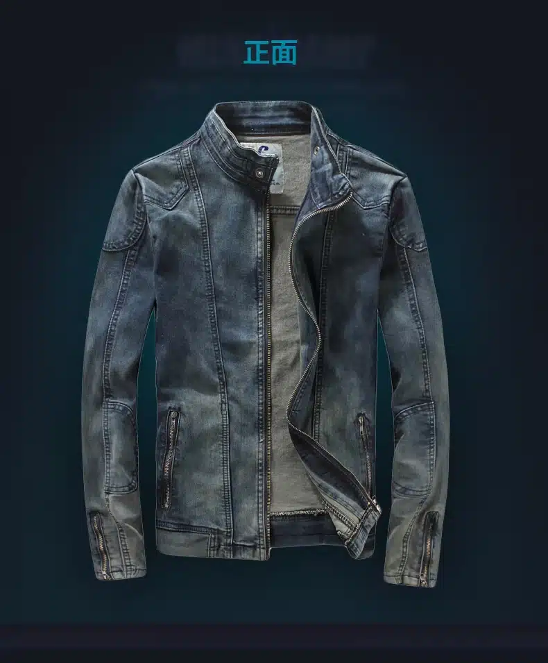 New Retro Classics Denim Jacket Spring Autumn Men Vintage Casual Slim Jackets Men's Coat Jeans Jackets Plus Size A1728 8