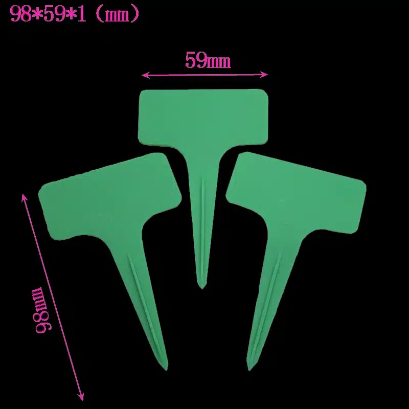 50pcs Cheap Plastic T-shaped Logo Tag Nursery Decoration Stickers Free Shipping Hot V1nf Flowerpot Garden Ornaments Fairy Garden 16
