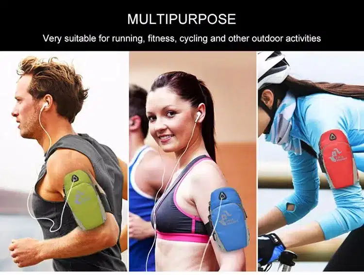 For Samsung Xiaomi Huawei Zte Lenovo Micromax Mobile Phone Under 5.5Inch Waterproof Nylon Running Bag Sport Arm Band Case 3