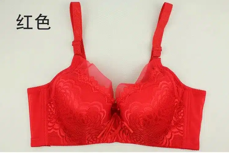 fashion Women big cup size Push Up Bra Thin cup Lady Bra Underwear Gather 105 c d Size Bra For Women Bralette back button 10