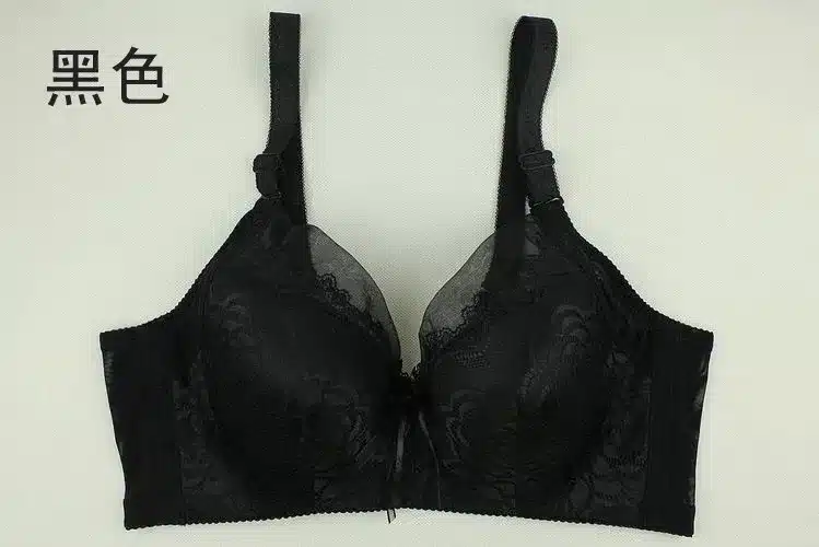 fashion Women big cup size Push Up Bra Thin cup Lady Bra Underwear Gather 105 c d Size Bra For Women Bralette back button 11