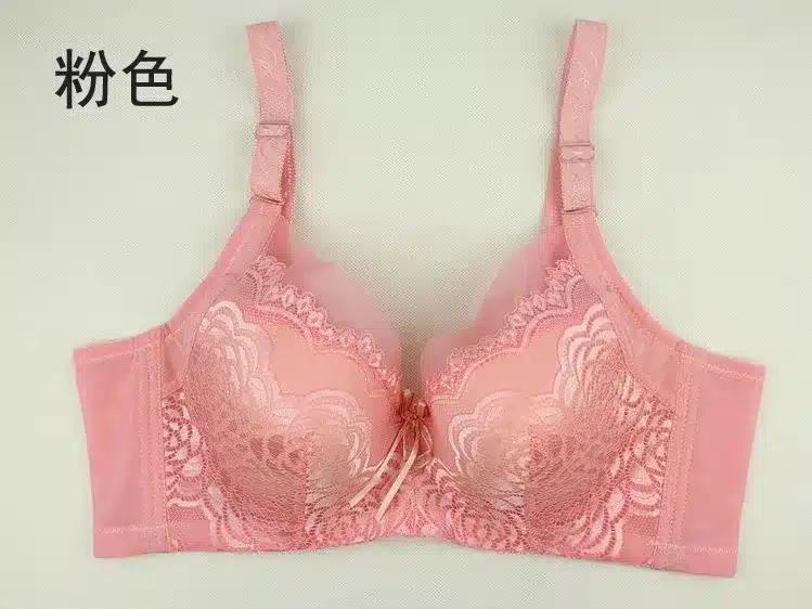 fashion Women big cup size Push Up Bra Thin cup Lady Bra Underwear Gather 105 c d Size Bra For Women Bralette back button 13