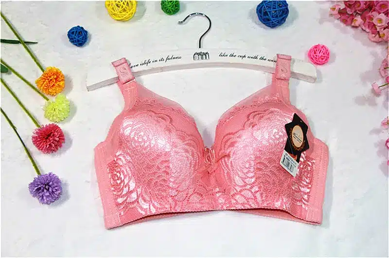 fashion Women big cup size Push Up Bra Thin cup Lady Bra Underwear Gather 105 c d Size Bra For Women Bralette back button 17