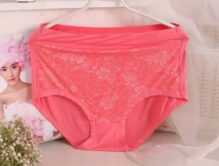 AS07 2016 Mother Underwears Plus Size M-6XL Hight Waist Panties Women Briefs Lace Flower Sexy Lingerie Underwears 18