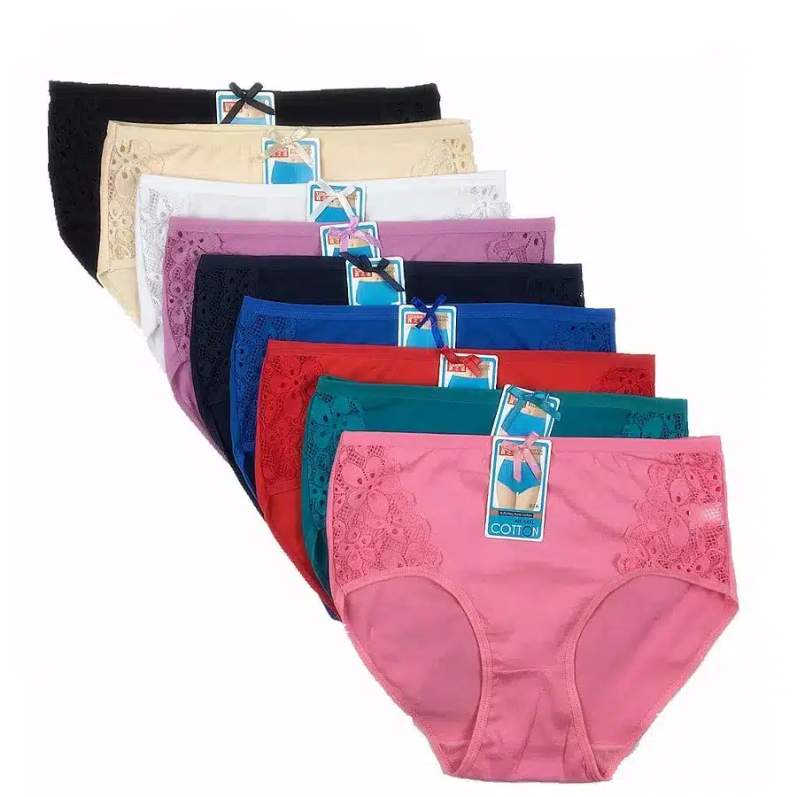 4PCS/lot Women Briefs Cotton Sexy Panty Lace Panties Underwear Ladies Underpants Large Size XXXL 4XL 5XL 13