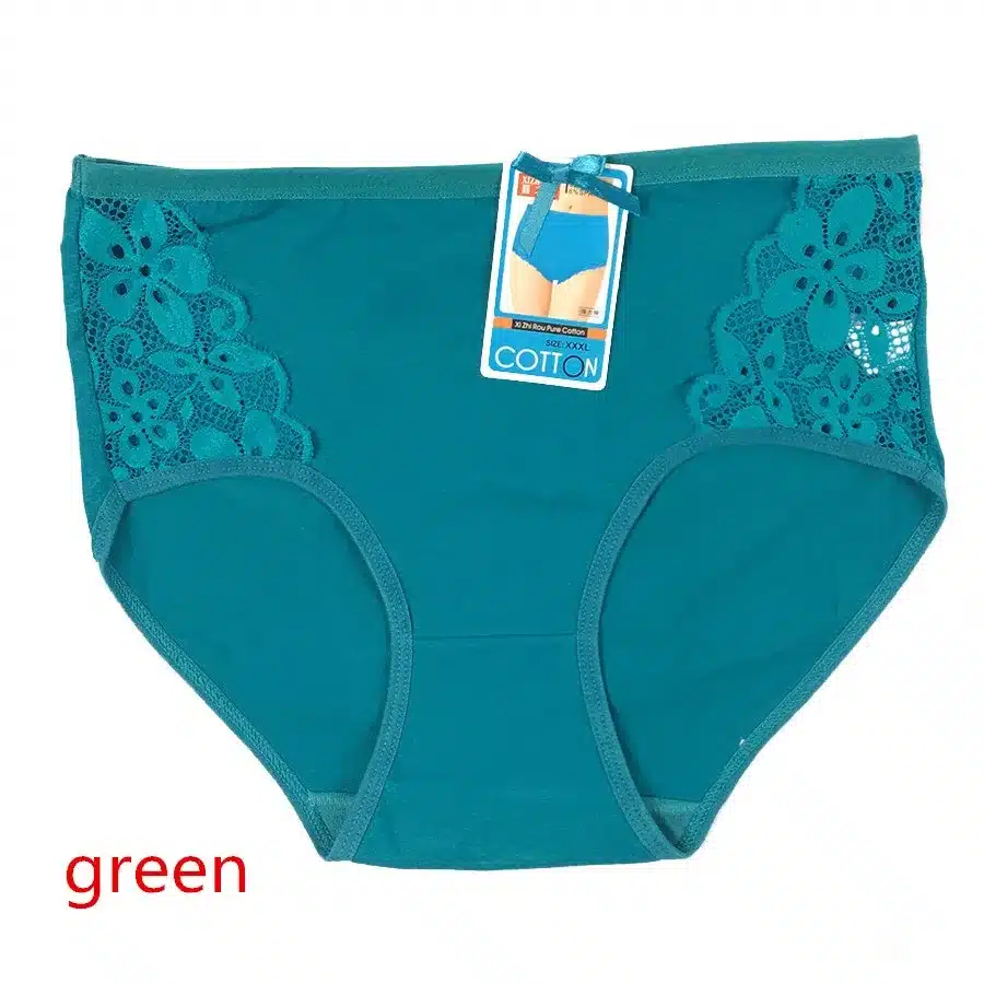4PCS/lot Women Briefs Cotton Sexy Panty Lace Panties Underwear Ladies Underpants Large Size XXXL 4XL 5XL 16