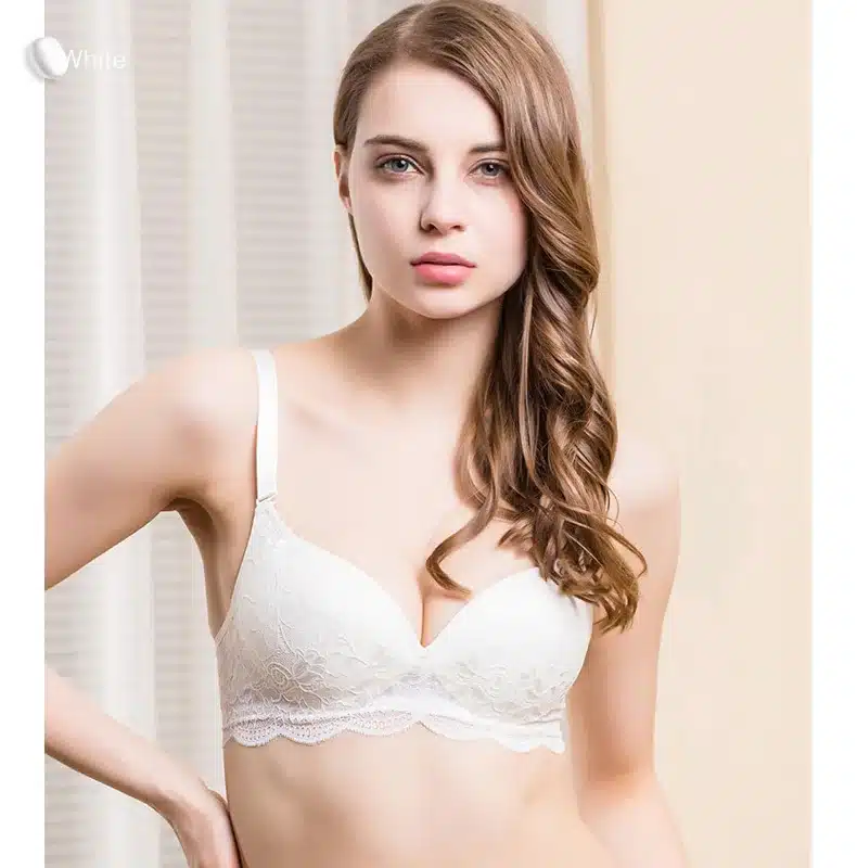 Women Lace Bras Wireless Bralette Seamless Bra Push up 100% Natural silk underwear deporte sujetador reggiseno Free shipping 11