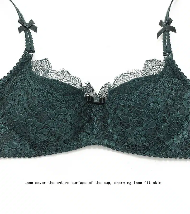 CINOON 2018 Sexy Women Lace Lingerie Bra Set Push Up Bras And Underwear Sets Plus size A B C D Cup Embroidery Bra And Panty Set 12