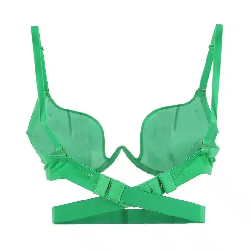 Sexy Women Bra Deep U Low Cut Super Push Up Backless Bras Brassiere Sutian Underwear Bralette Sujetador 10