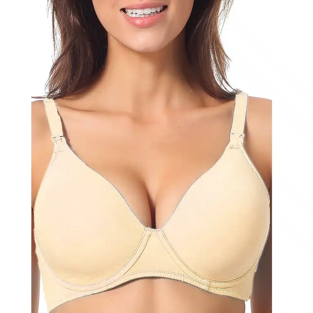 Women's Sexy Smooth Seamless Essential Normal Padded No Plush up Underwire Full Coverage T-shirt Bra C/D cups Plus Sizes H216 4