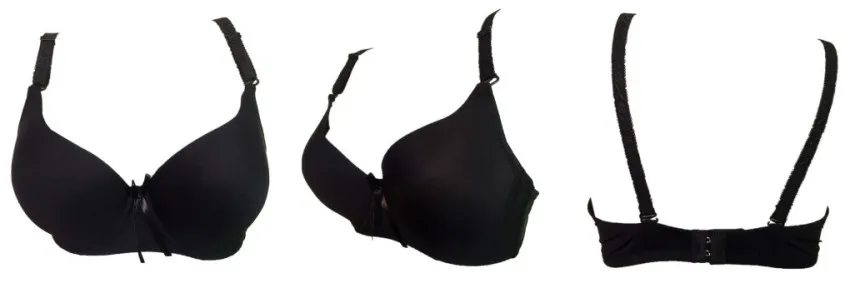 Women's Sexy Smooth Seamless Essential Normal Padded No Plush up Underwire Full Coverage T-shirt Bra C/D cups Plus Sizes H216 11