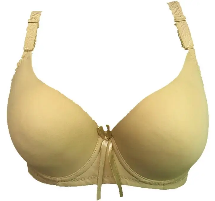Women's Sexy Smooth Seamless Essential Normal Padded No Plush up Underwire Full Coverage T-shirt Bra C/D cups Plus Sizes H216 21