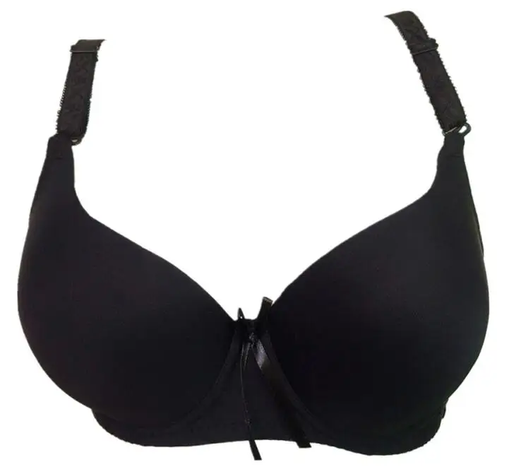 Women's Sexy Smooth Seamless Essential Normal Padded No Plush up Underwire Full Coverage T-shirt Bra C/D cups Plus Sizes H216 22