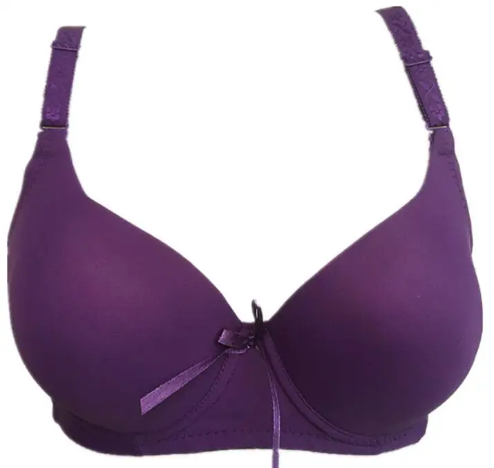 Women's Sexy Smooth Seamless Essential Normal Padded No Plush up Underwire Full Coverage T-shirt Bra C/D cups Plus Sizes H216 25