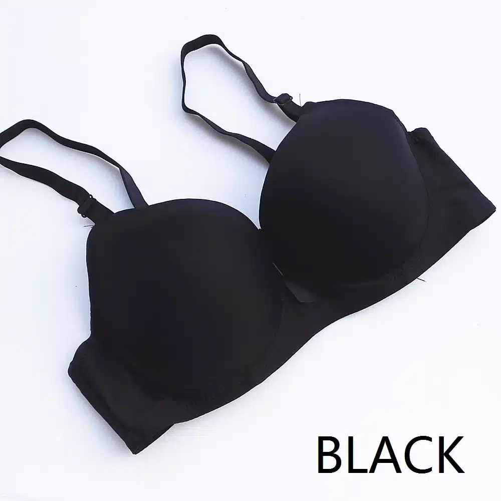 Women's Sexy Smooth Seamless Essential Normal Padded No Plush up Underwire Full Coverage T-shirt Bra C/D cups Plus Sizes H216 28