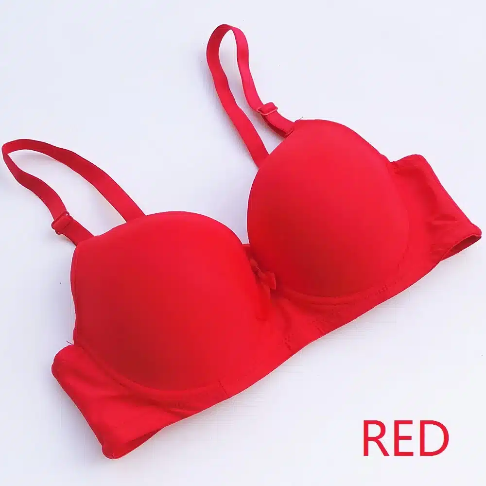 Women's Sexy Smooth Seamless Essential Normal Padded No Plush up Underwire Full Coverage T-shirt Bra C/D cups Plus Sizes H216 32