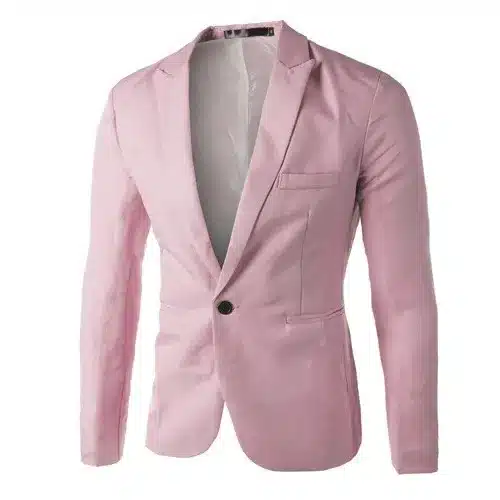 2017 new arrival Men Suit Blazer Men Solid Color Fashionable Casual Blazer Masculino One Button Blazer Suits jacket 14