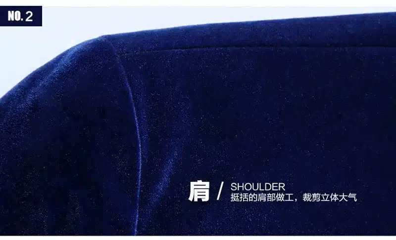 Mens blazer slim fit suit jacket black navy blue velvet 2018 spring autumn outwear coat Free shipping Suits For Men 35