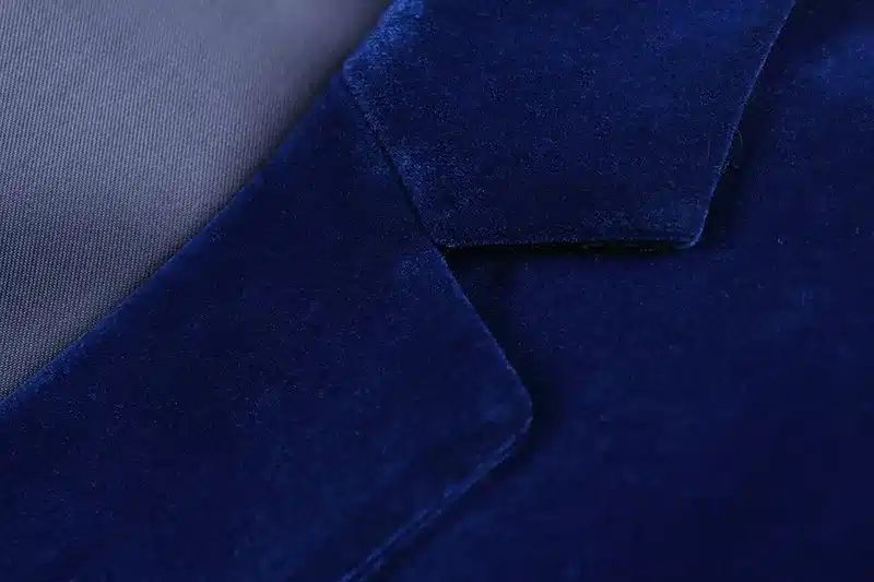 Mens blazer slim fit suit jacket black navy blue velvet 2018 spring autumn outwear coat Free shipping Suits For Men 40