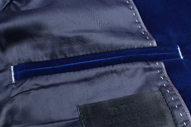 Mens blazer slim fit suit jacket black navy blue velvet 2018 spring autumn outwear coat Free shipping Suits For Men 42