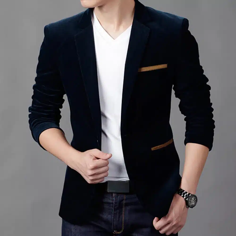 New Arrival Luxury Men Blazer New Spring Fashion Brand High Quality Cotton Slim Fit Men Suit Terno Masculino Blazers Men 22